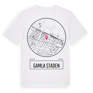 Gamla staden t-shirt – ekologisk bomull t-shirt från Pinshirt