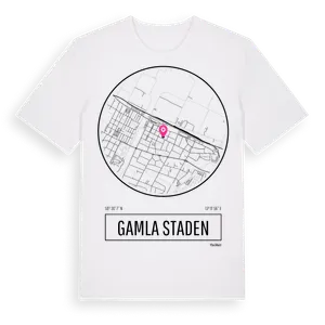 Gamla Staden t-shirt – ekologisk bomull t-shirt från Pinshirt