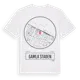 White t-shirt med Gamla Staden t-shirt