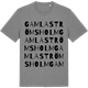 Mid Heather Gray t-shirt med Gamla Strömsholm ordlek t-shirt