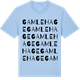 Blue Soul t-shirt med Gamle hage ordlek t-shirt