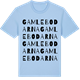 Blue Soul t-shirt med Gamlebodarna ordlek t-shirt