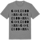Mid Heather Gray t-shirt med Gamlebodarna ordlek t-shirt