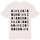 Vintage White t-shirt med Gamlegården ordlek t-shirt