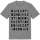 Mid Heather Gray t-shirt med Gamlestaden ordlek t-shirt