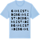 Blue Soul t-shirt med Gamlestaden ordlek t-shirt