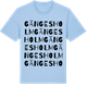 Blue Soul t-shirt med Gängesholm ordlek t-shirt