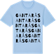 Blue Soul t-shirt med Gantarås ordlek t-shirt