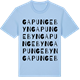 Blue Soul t-shirt med Gapungebyn ordlek t-shirt
