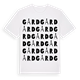Gård ordlek t-shirt