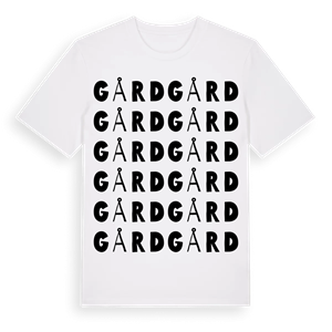 Gård ordlek t-shirt – ekologisk bomull t-shirt från Pinshirt