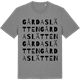 Mid Heather Gray t-shirt med Gårdaslätten ordlek t-shirt