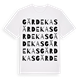 Gärdekas ordlek t-shirt