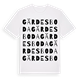 Gärdesboda ordlek t-shirt