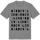Mid Heather Gray t-shirt med Gärdeviken ordlek t-shirt