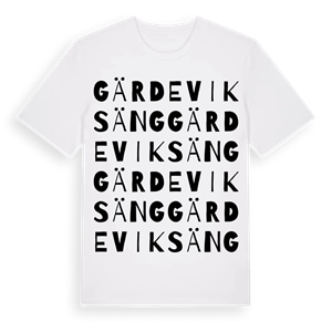 Gärdeviksäng ordlek t-shirt – ekologisk bomull t-shirt från Pinshirt