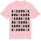 Pink Cotton t-shirt med Gårdö ordlek t-shirt