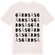 Vintage White t-shirt med Gärdsås ordlek t-shirt