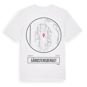 Gårdstensberget t-shirt – ekologisk bomull t-shirt från Pinshirt