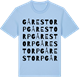 Blue Soul t-shirt med Gårestorp ordlek t-shirt