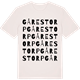 Vintage White t-shirt med Gårestorp ordlek t-shirt