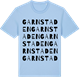 Blue Soul t-shirt med Garnstaden ordlek t-shirt