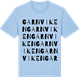 Blue Soul t-shirt med Garnviken ordlek t-shirt