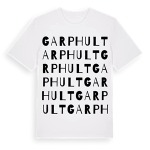 Garphult ordlek t-shirt – ekologisk bomull t-shirt från Pinshirt