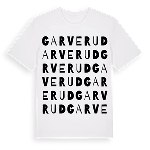 Garverud ordlek t-shirt – ekologisk bomull t-shirt från Pinshirt