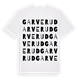 Garverud ordlek t-shirt