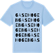 Blue Soul t-shirt med Gasehogen ordlek t-shirt