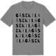 Mid Heather Gray t-shirt med Gåsekila ordlek t-shirt