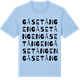 Blue Soul t-shirt med Gåsetången ordlek t-shirt