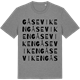 Mid Heather Gray t-shirt med Gåseviken ordlek t-shirt