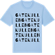 Blue Soul t-shirt med Gatekullen ordlek t-shirt