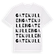 White t-shirt med Gatekullen ordlek t-shirt