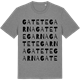 Mid Heather Gray t-shirt med Gatetegarna ordlek t-shirt