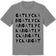 Mid Heather Gray t-shirt med Gatlyckan ordlek t-shirt