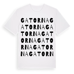Gatorna ordlek t-shirt – ekologisk bomull t-shirt från Pinshirt