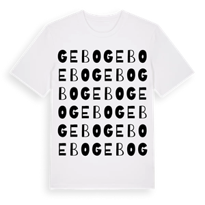 Gebo ordlek t-shirt – ekologisk bomull t-shirt från Pinshirt