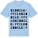 Blue Soul t-shirt med Geddeknippeln ordlek t-shirt