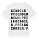 Geddeknippeln ordlek t-shirt