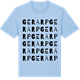 Blue Soul t-shirt med Gerarp ordlek t-shirt