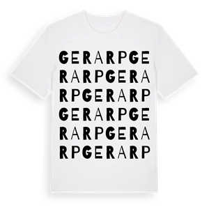 Gerarp ordlek t-shirt – ekologisk bomull t-shirt från Pinshirt