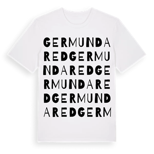 Germundared ordlek t-shirt – ekologisk bomull t-shirt från Pinshirt