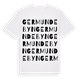 Germundebyn ordlek t-shirt