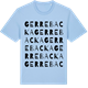 Blue Soul t-shirt med Gerrebacka ordlek t-shirt