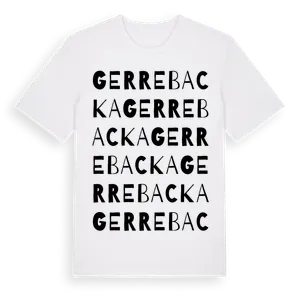 Gerrebacka ordlek t-shirt – ekologisk bomull t-shirt från Pinshirt