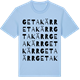 Blue Soul t-shirt med Getakärr ordlek t-shirt