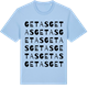 Blue Soul t-shirt med Getas ordlek t-shirt